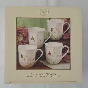 Lenox Butterfly Meadow Seasonal Mugs - Set of 4